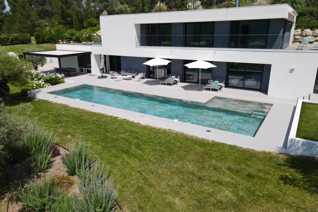 Een moderne villa in het hart van het Provençaalse platteland