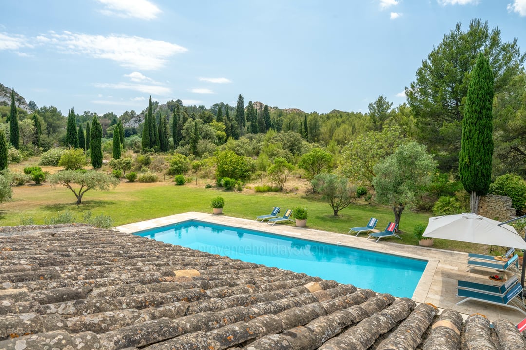 17 - Mas des Trois Cyprès: Villa: Pool