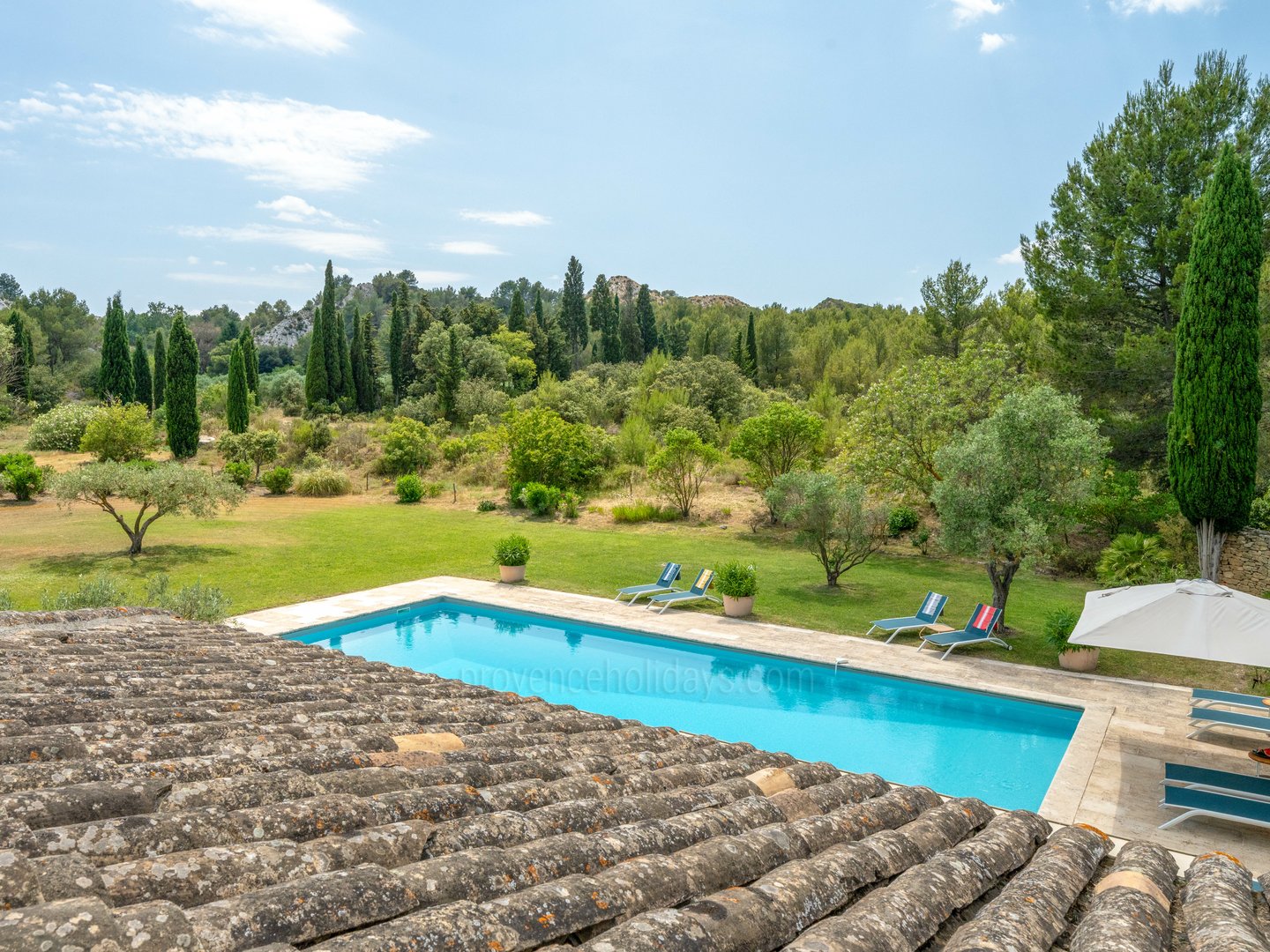 17 - Mas des Trois Cyprès: Villa: Pool