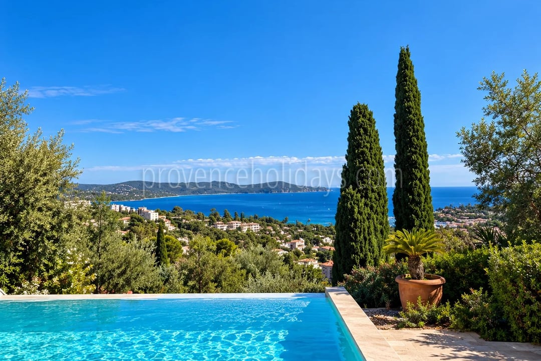 15 - Villa mit Meerblick in Cavalaire-sur-Mer: Villa: Pool