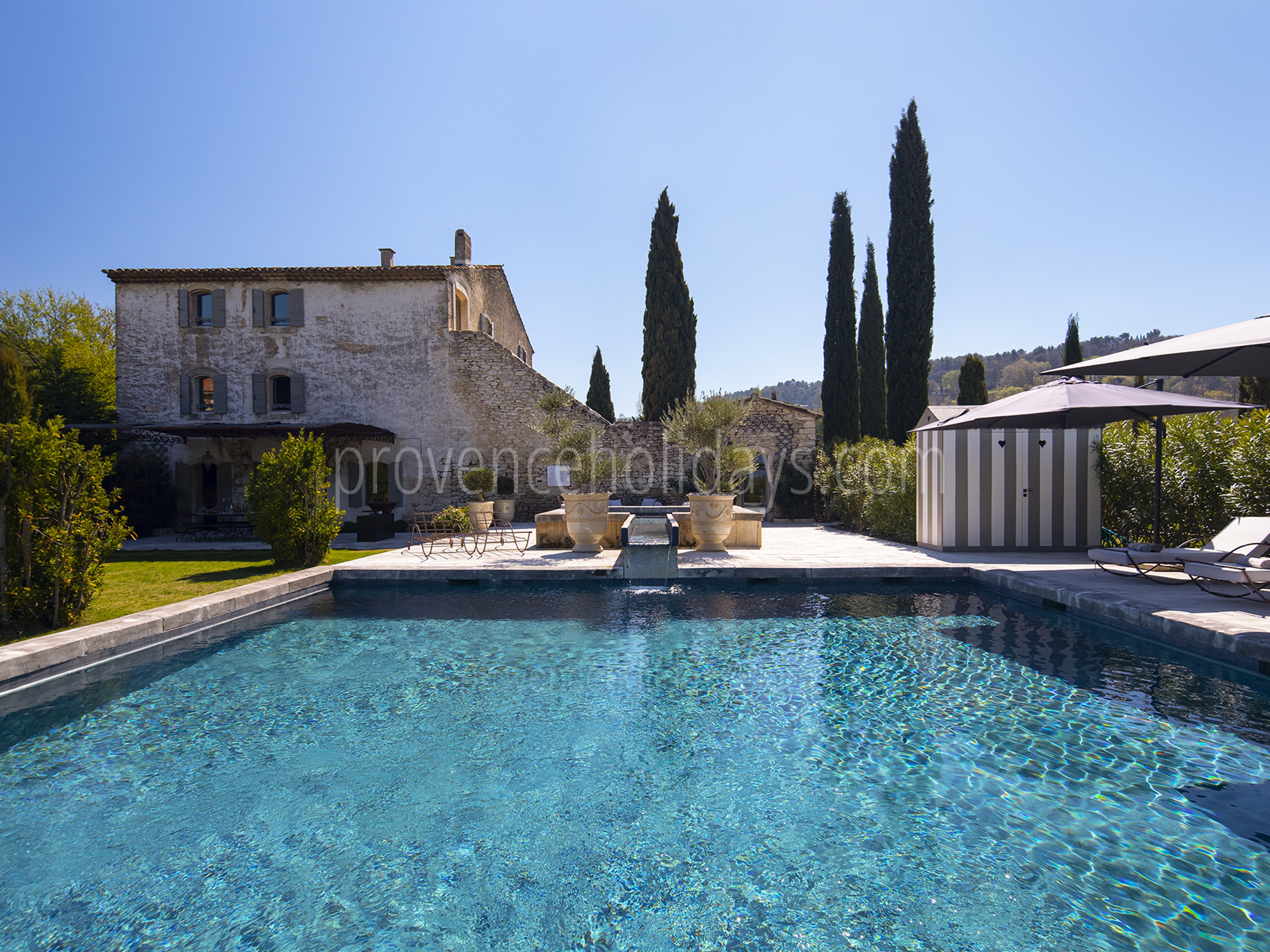 36 - Le Mas des Cyprès: Villa: Pool