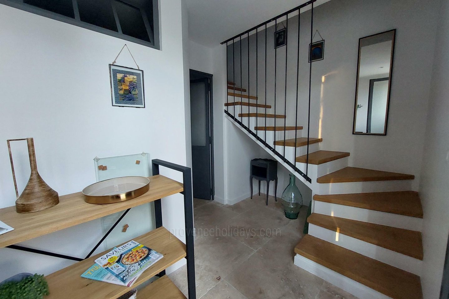 30 - La Maison de Village: Villa: Interior - Guest House leading upstairs