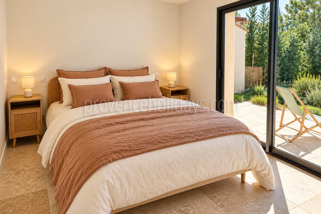 10 - Maison contemporaine à Ménerbes: Villa: Bedroom