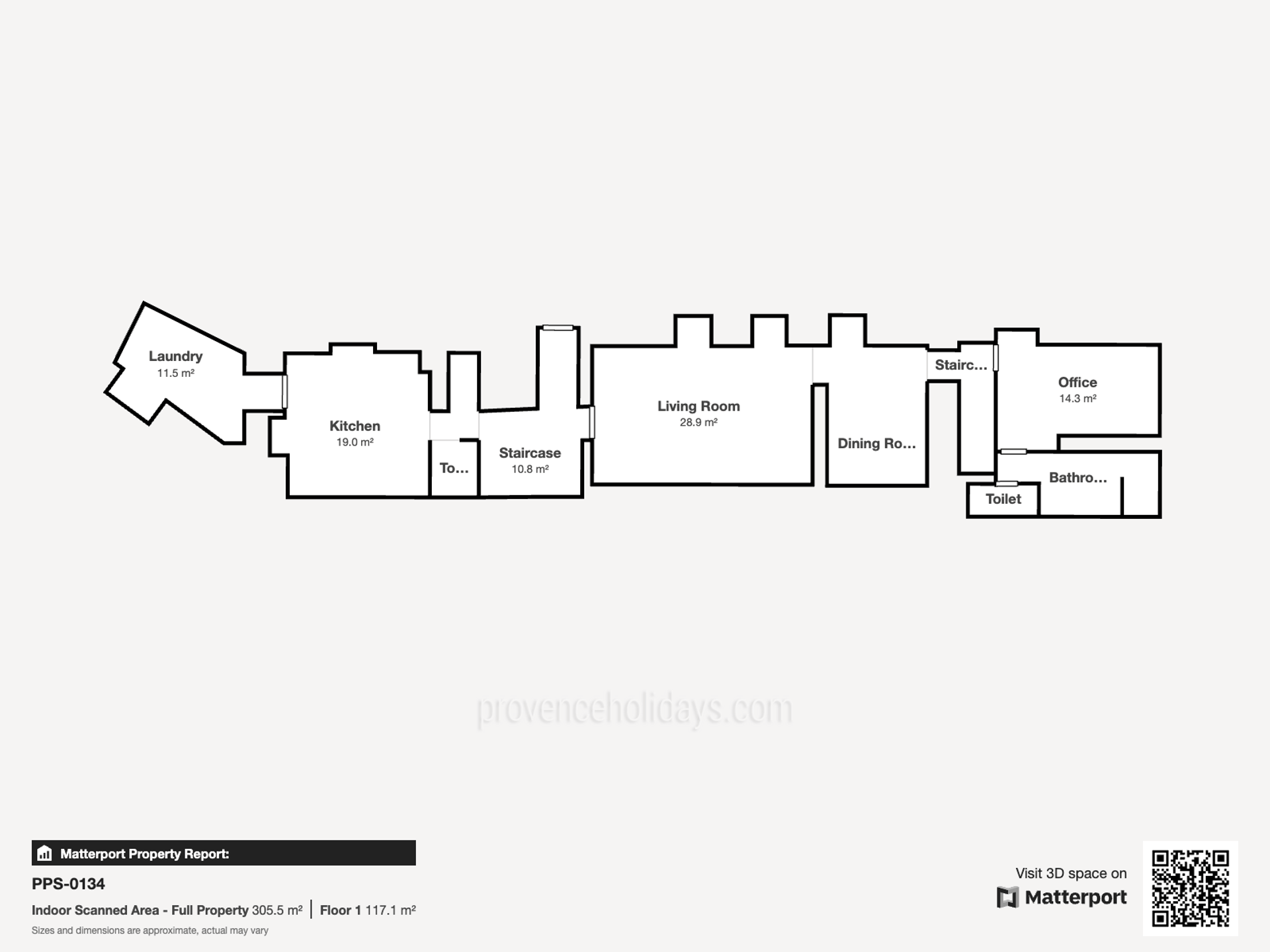 80 - Château de la Roque: Villa: Plan