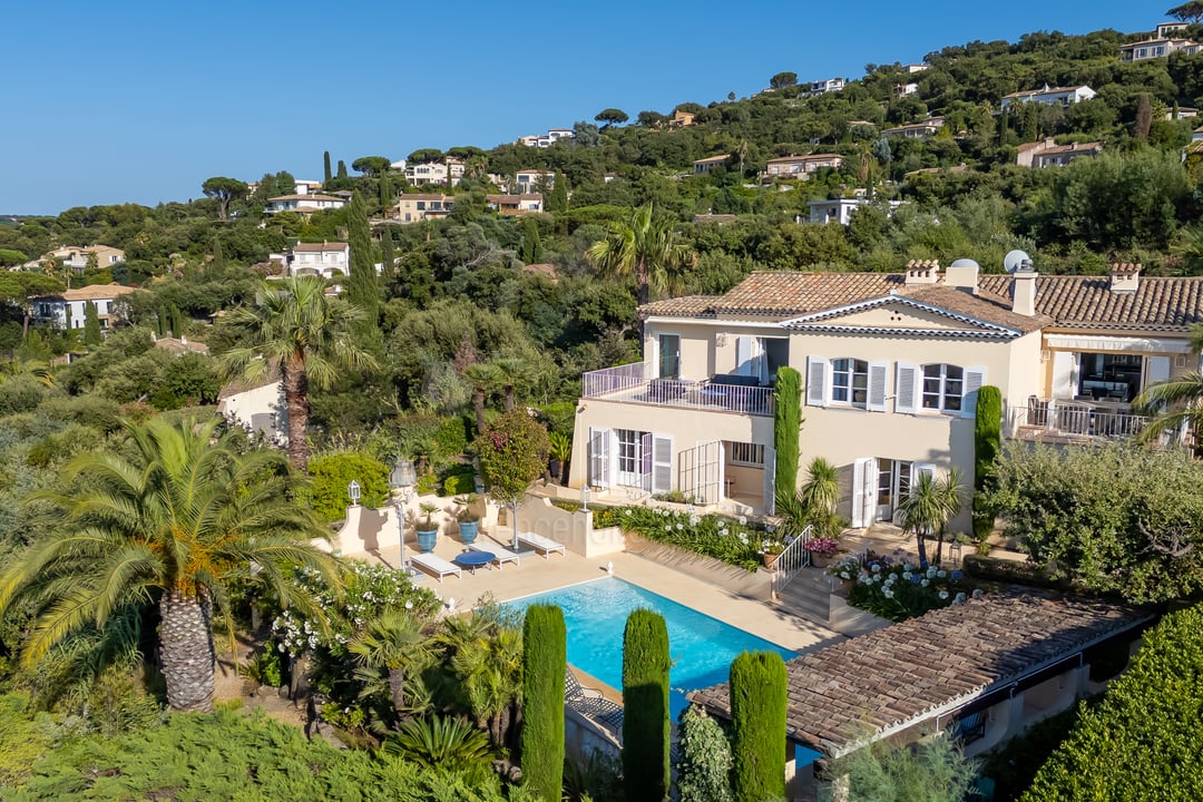 An exceptional villa with Mediterranean views near Saint-Tropez.