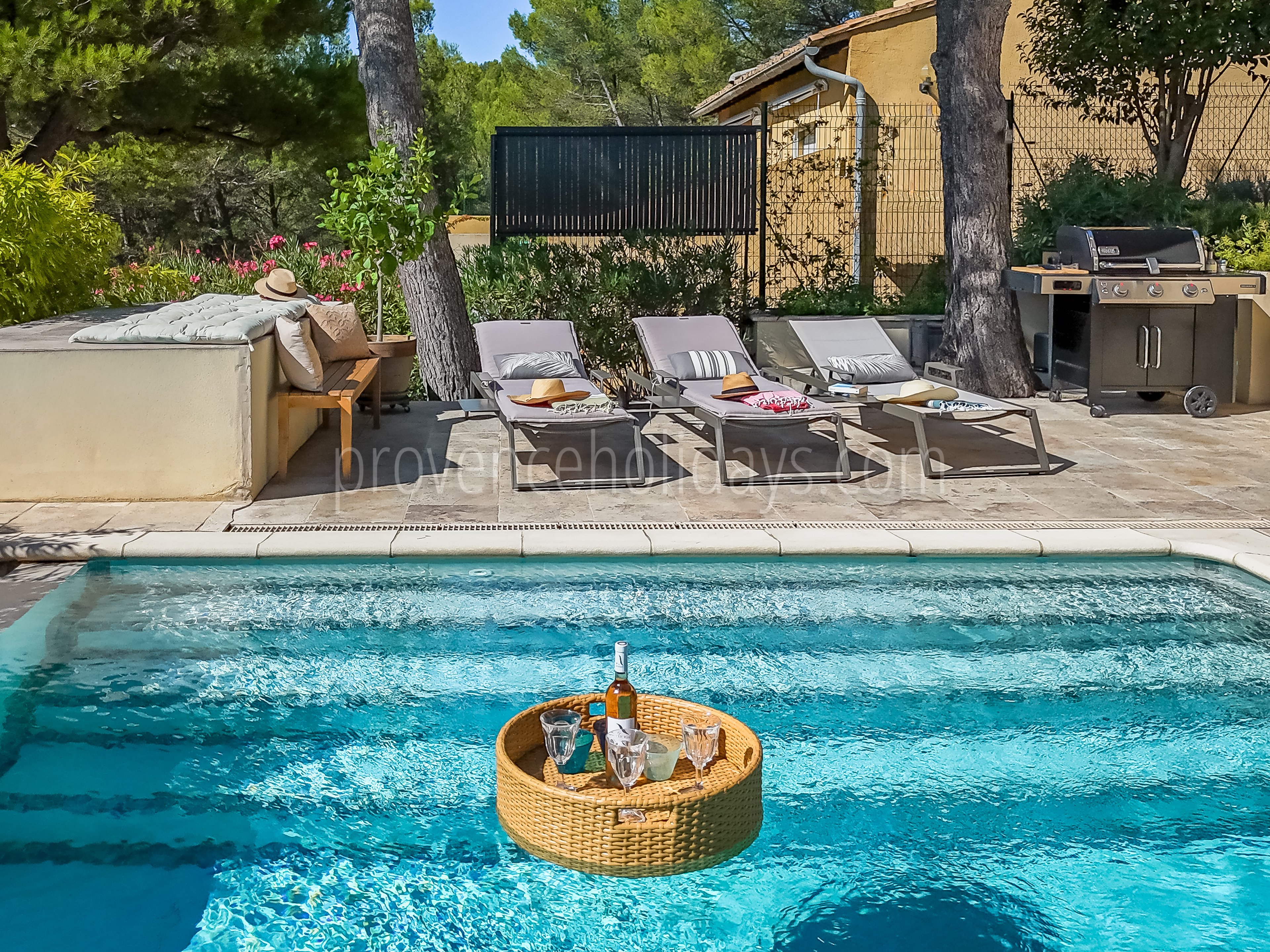 12 - La Pinède: Villa: Pool