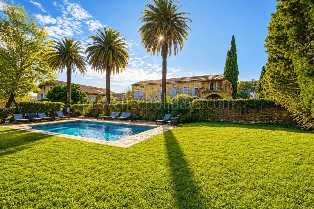 3 - Single-storey mas in Gassin: Villa: Pool