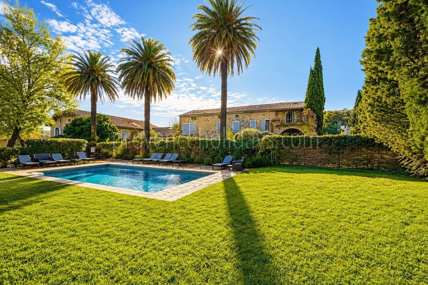 3 - Single-storey mas in Gassin: Villa: Pool
