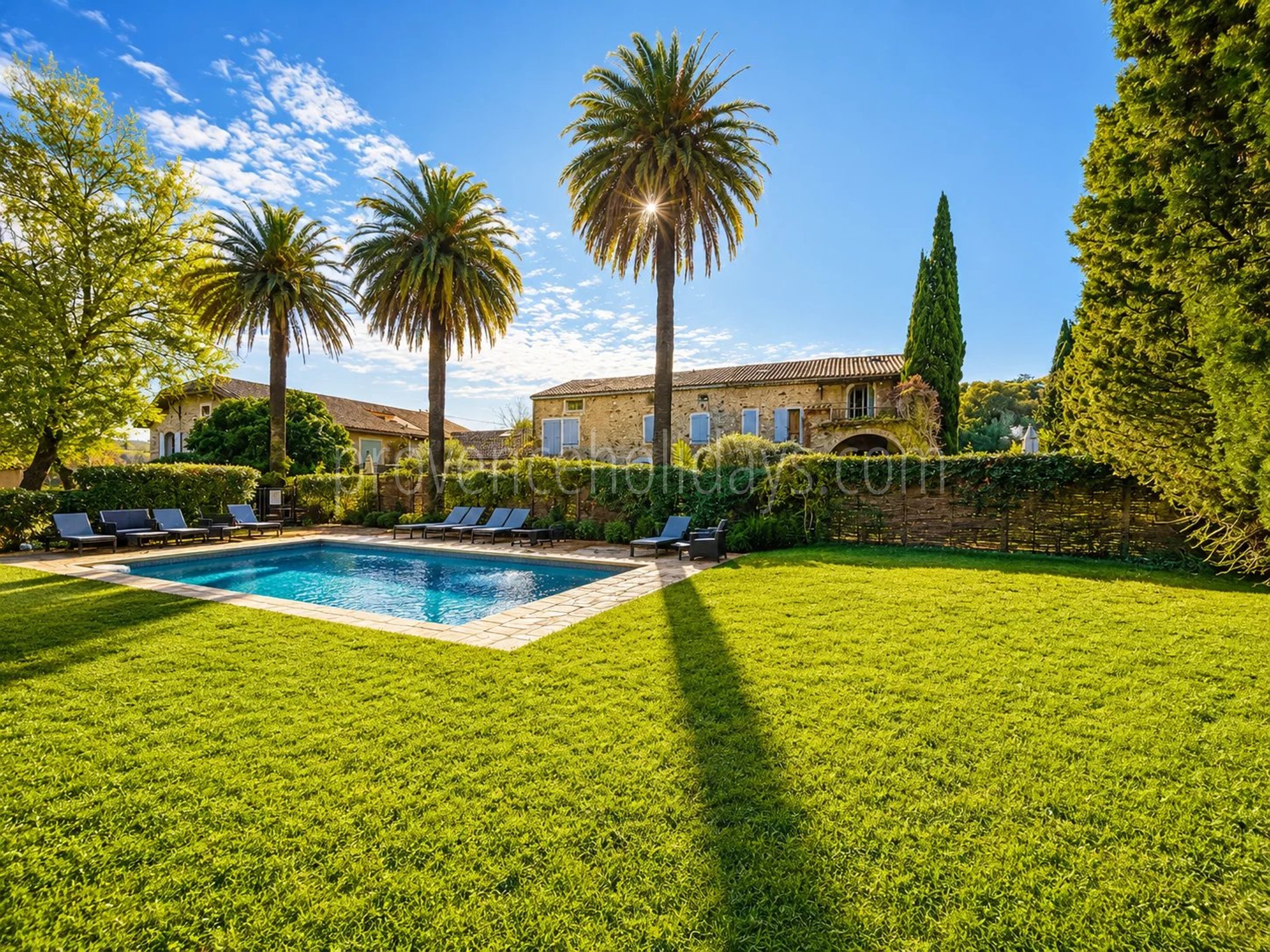 3 - Single-storey mas in Gassin: Villa: Pool