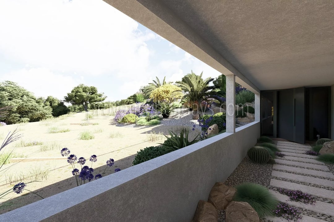 7 - Bioklimatische villa in Cap Bénat: Villa: Exterior