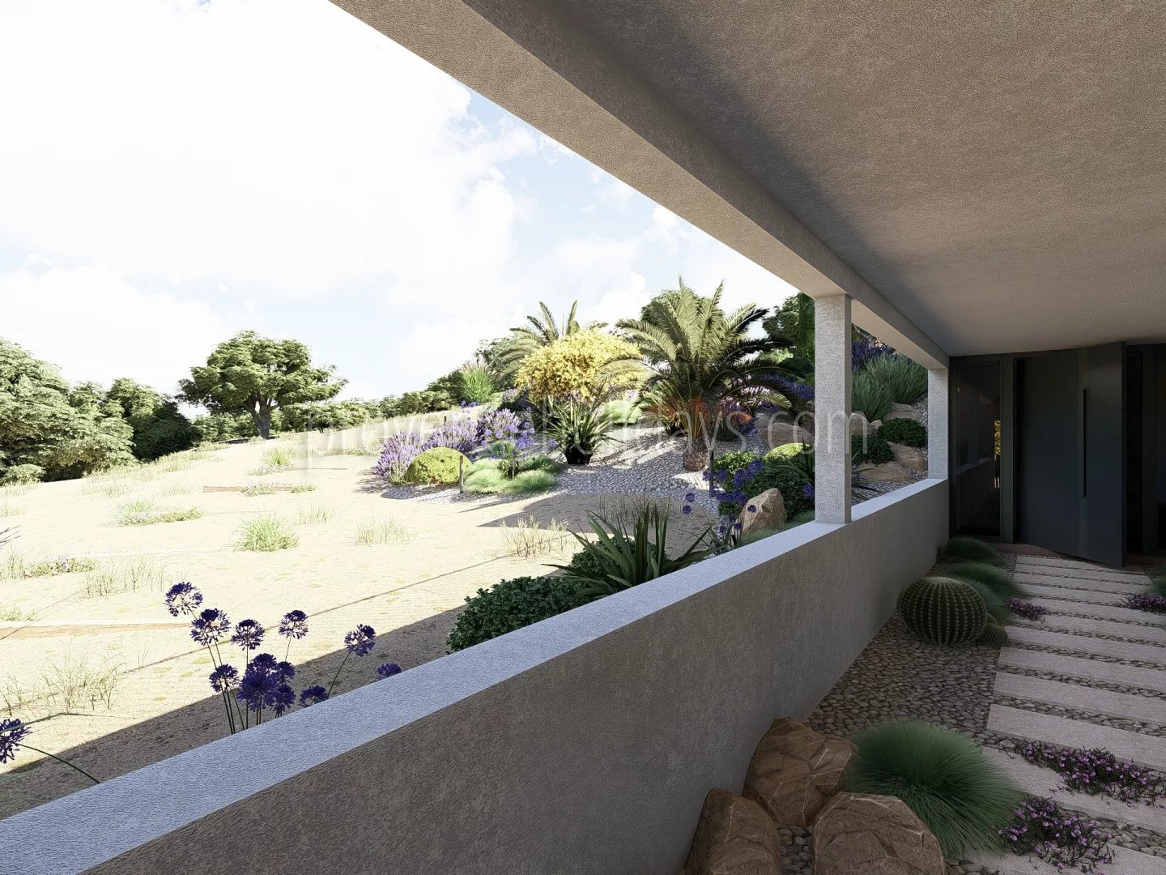 7 - Bioklimatische villa in Cap Bénat: Villa: Exterior