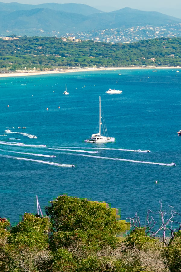 The bay of Pampelonne