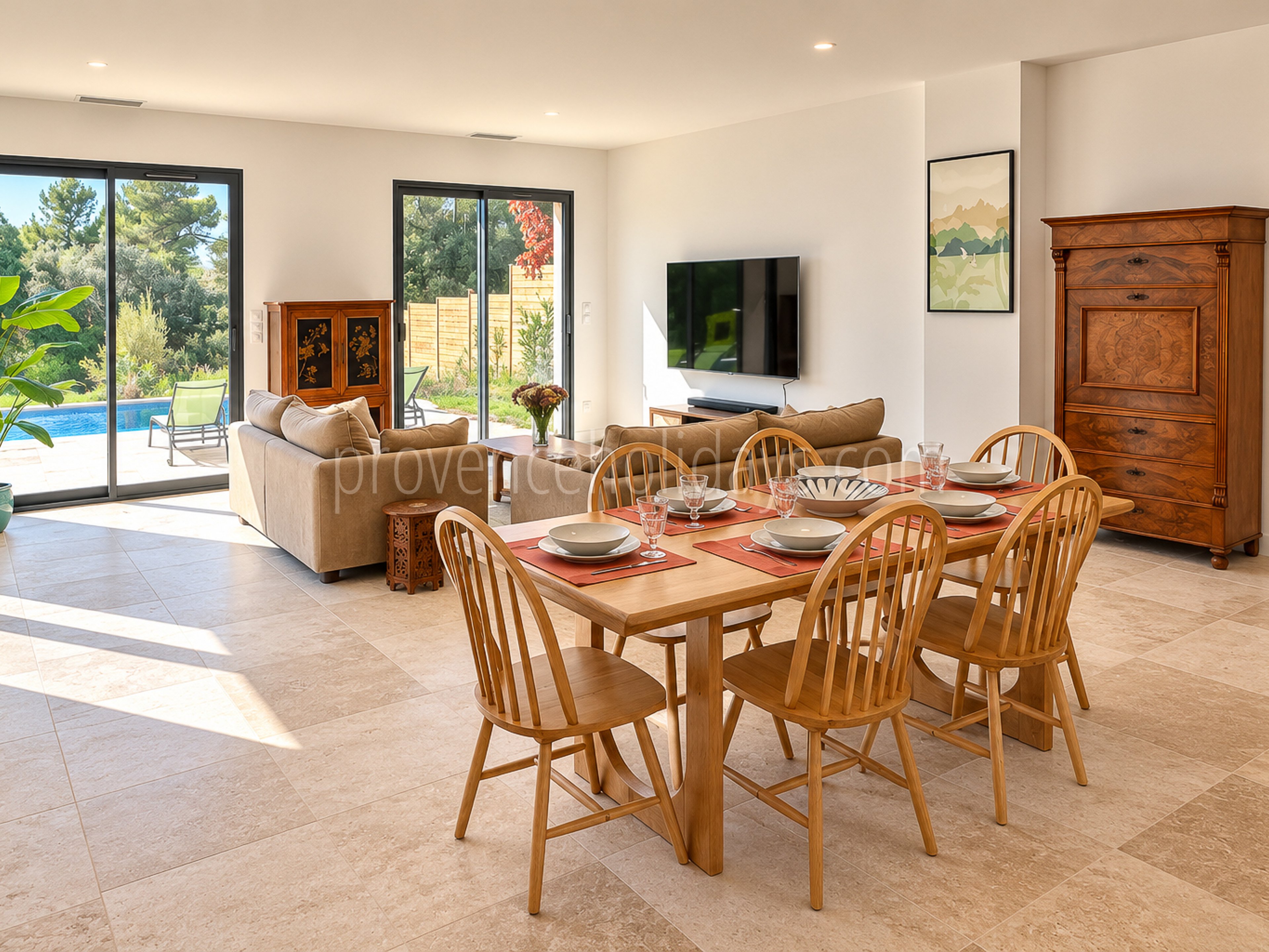 6 - Maison contemporaine à Ménerbes: Villa: Interior