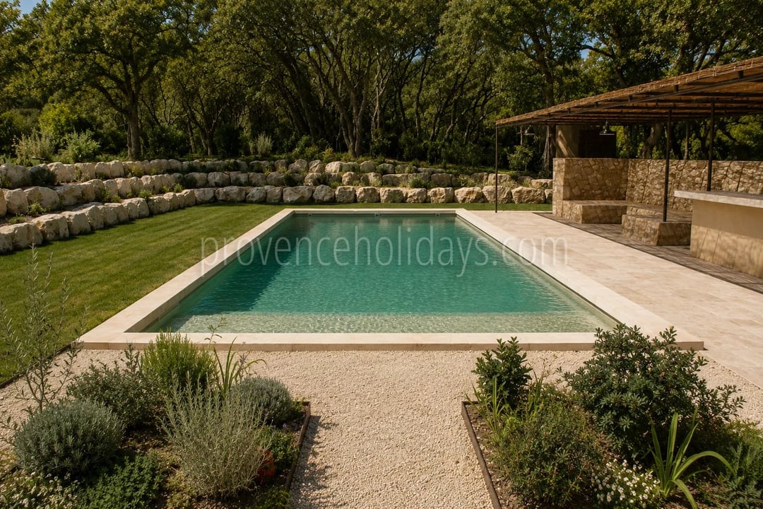 38 - Mas contemporain à Eygalières: Villa: Pool