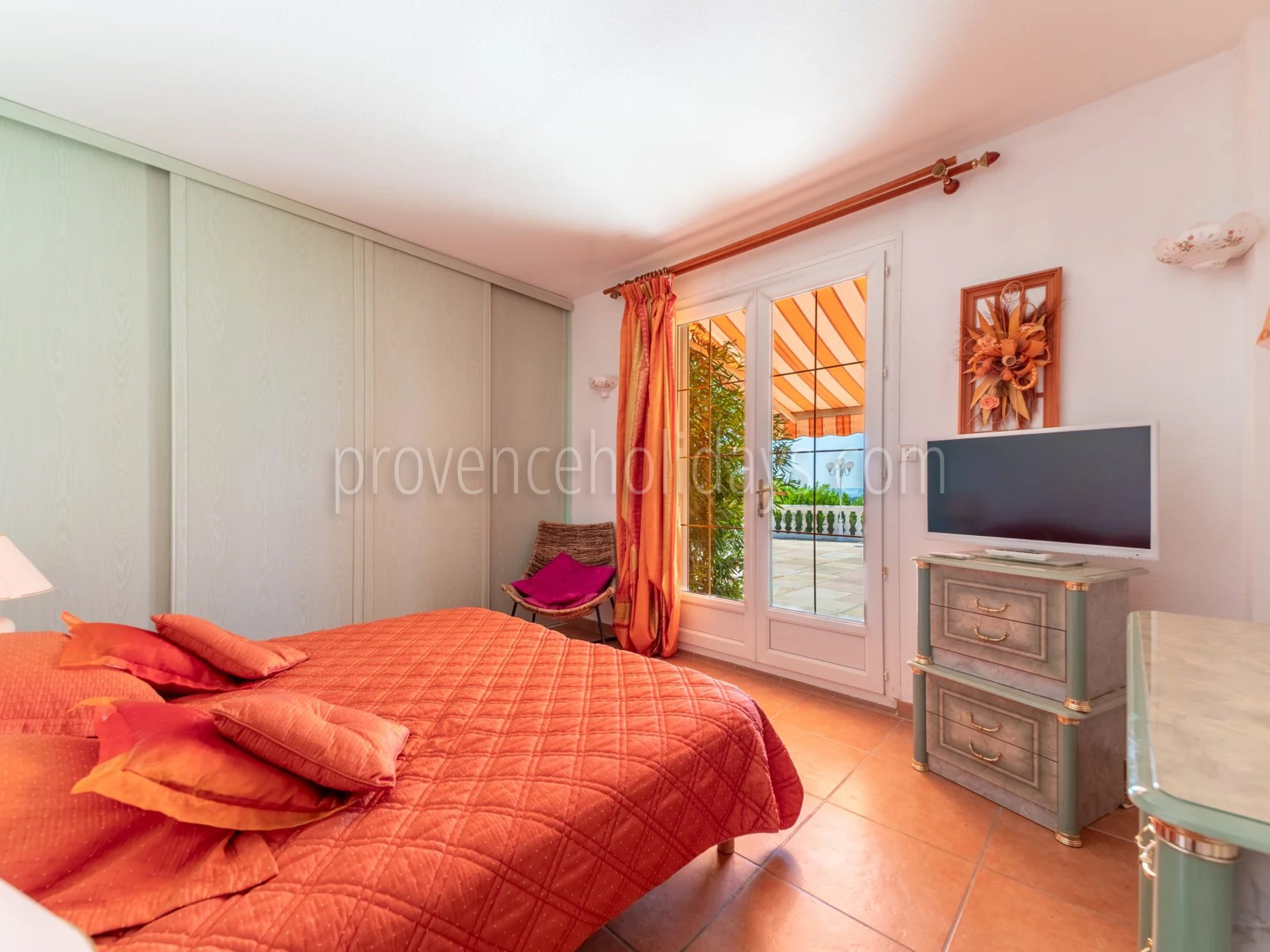 24 - Villa with pool in Cap Bénat: Villa: Bedroom