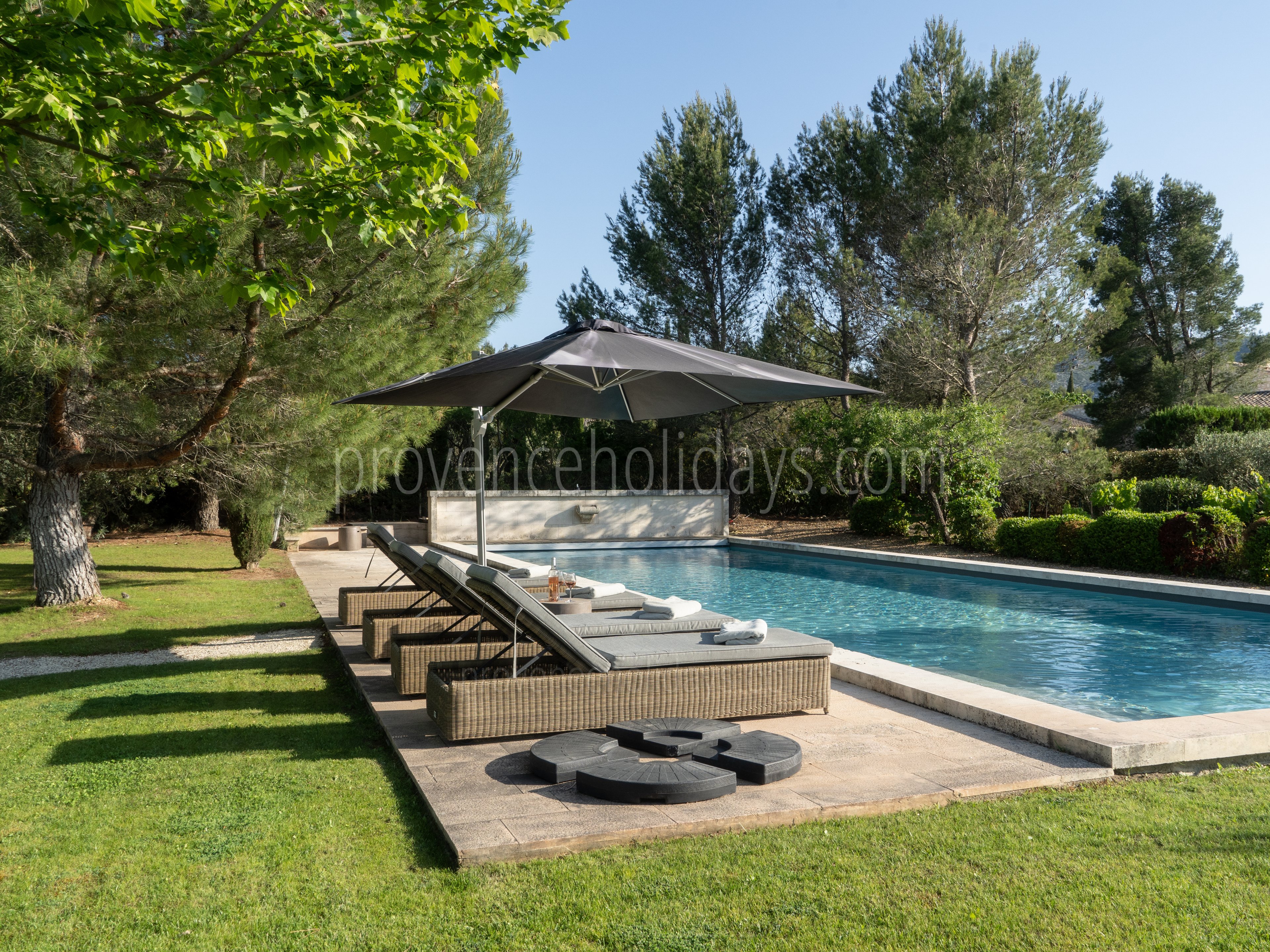 1 - Mas des Aupiho: Villa: Pool