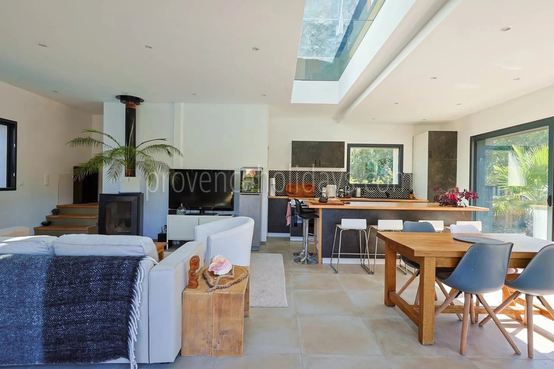 30 - Maison contemporaine à Grimaud: Villa: Interior