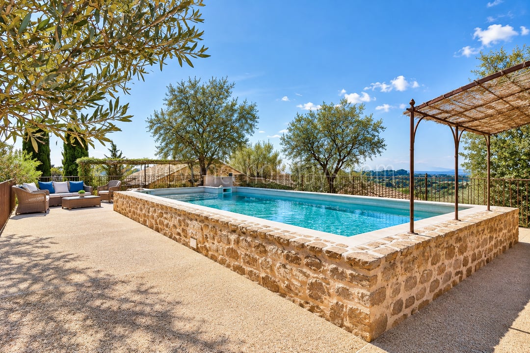 9 - Mas de Beaumes: Villa: Pool