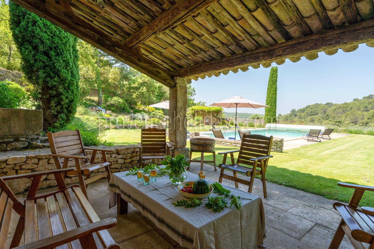 38 - Le Mas de Bonnieux: Villa: Pool