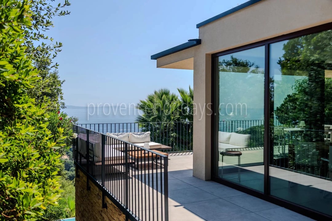 Deux villas jumelles avec vue mer à Rayol-Canadel-sur-Mer
