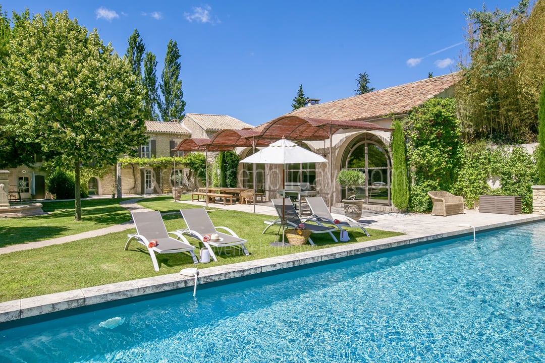 Heated pool 5x15m