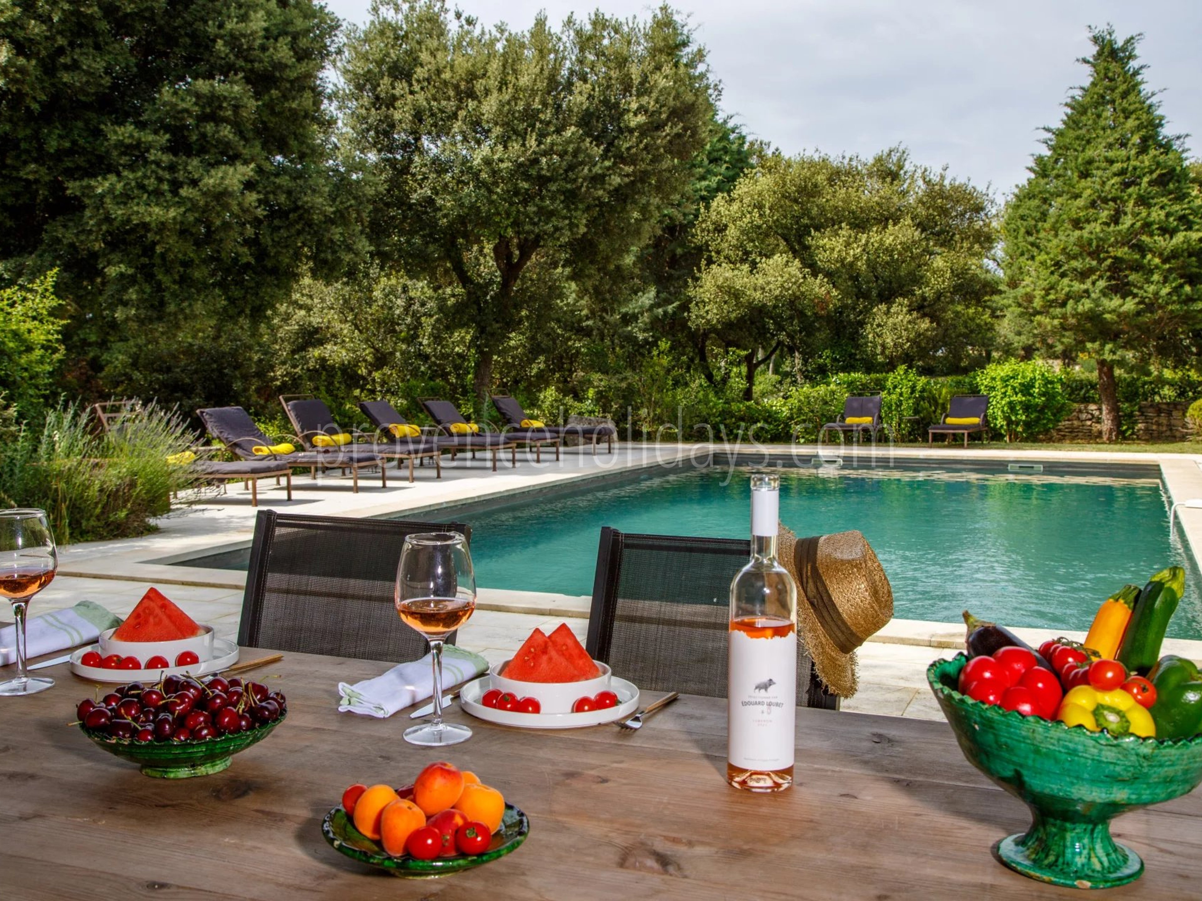 4 - Stone bastide with pool in Bonnieux: Villa: Pool