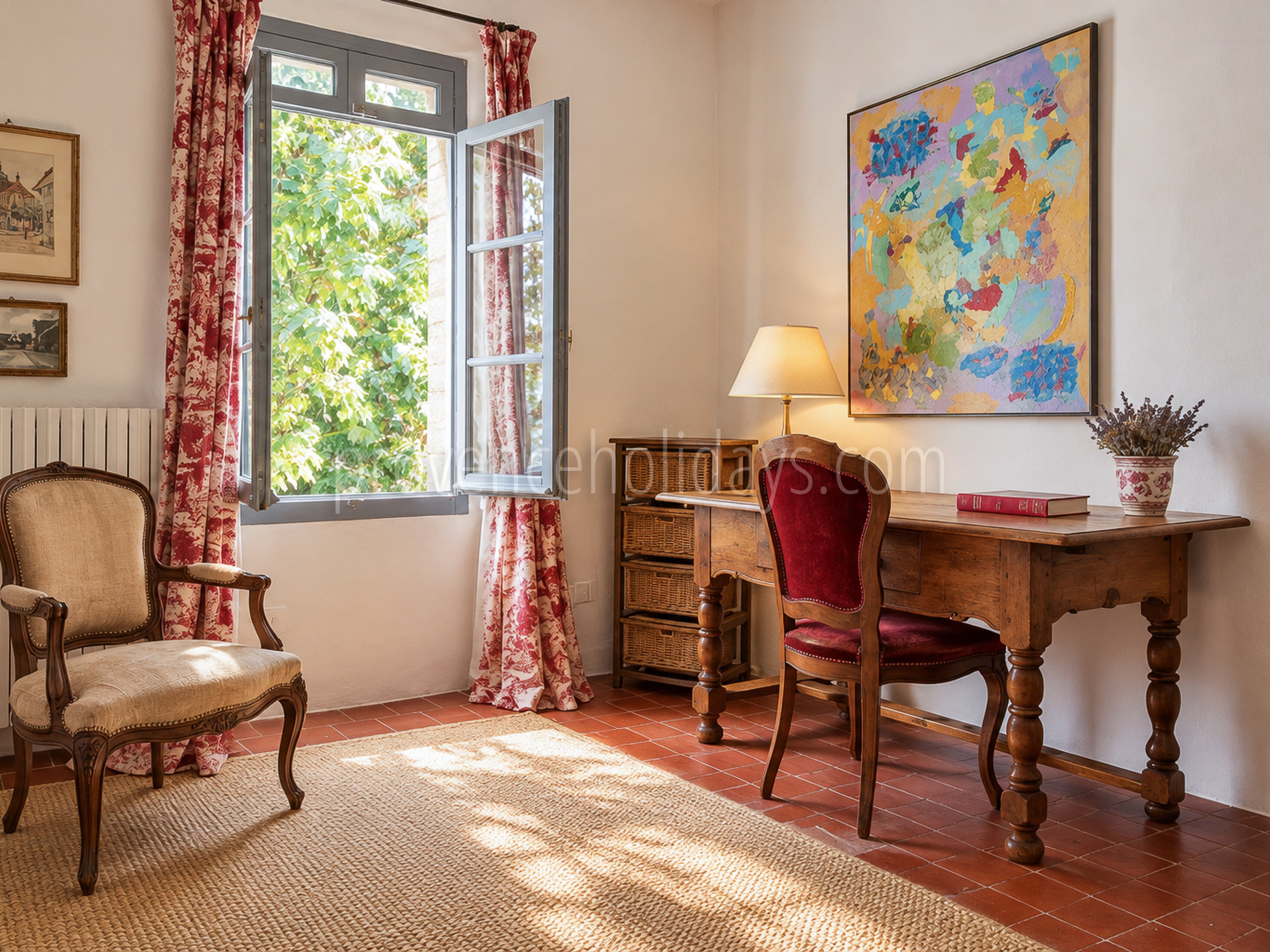 30 - Woning met een prachtig uitzicht in Aubignan: Villa: Bedroom