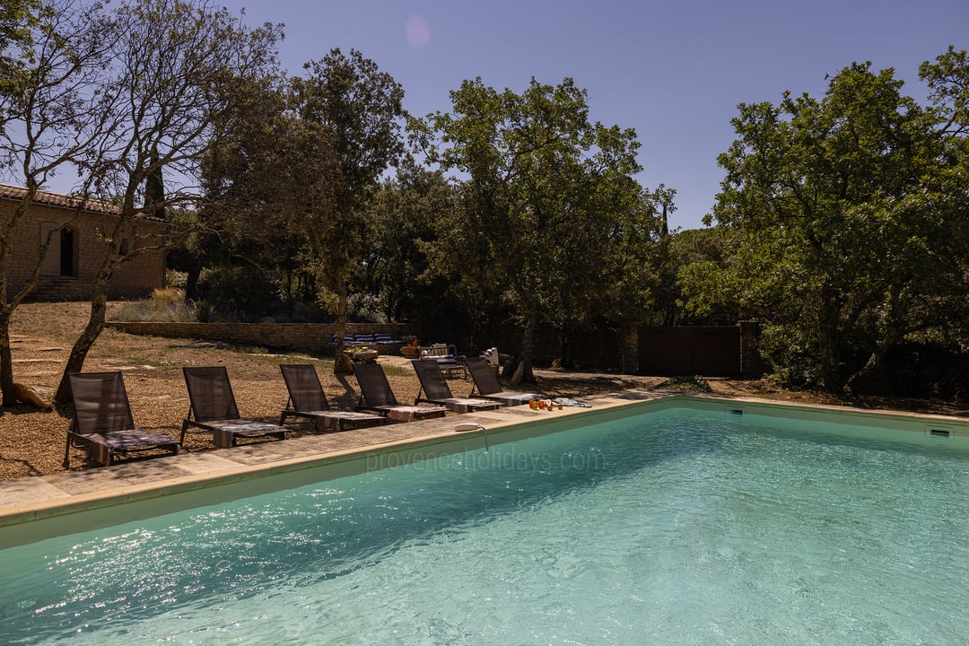 7 - Mas des Chênes Blancs: Villa: Pool