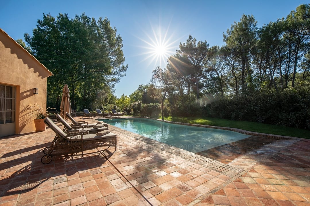 Luxe villa met privézwembad en airconditioning - Zwembad