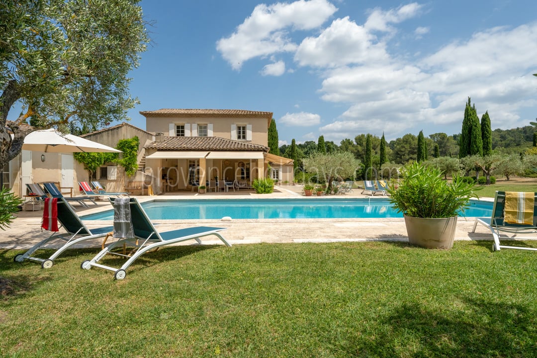 7 - Mas des Trois Cyprès: Villa: Pool