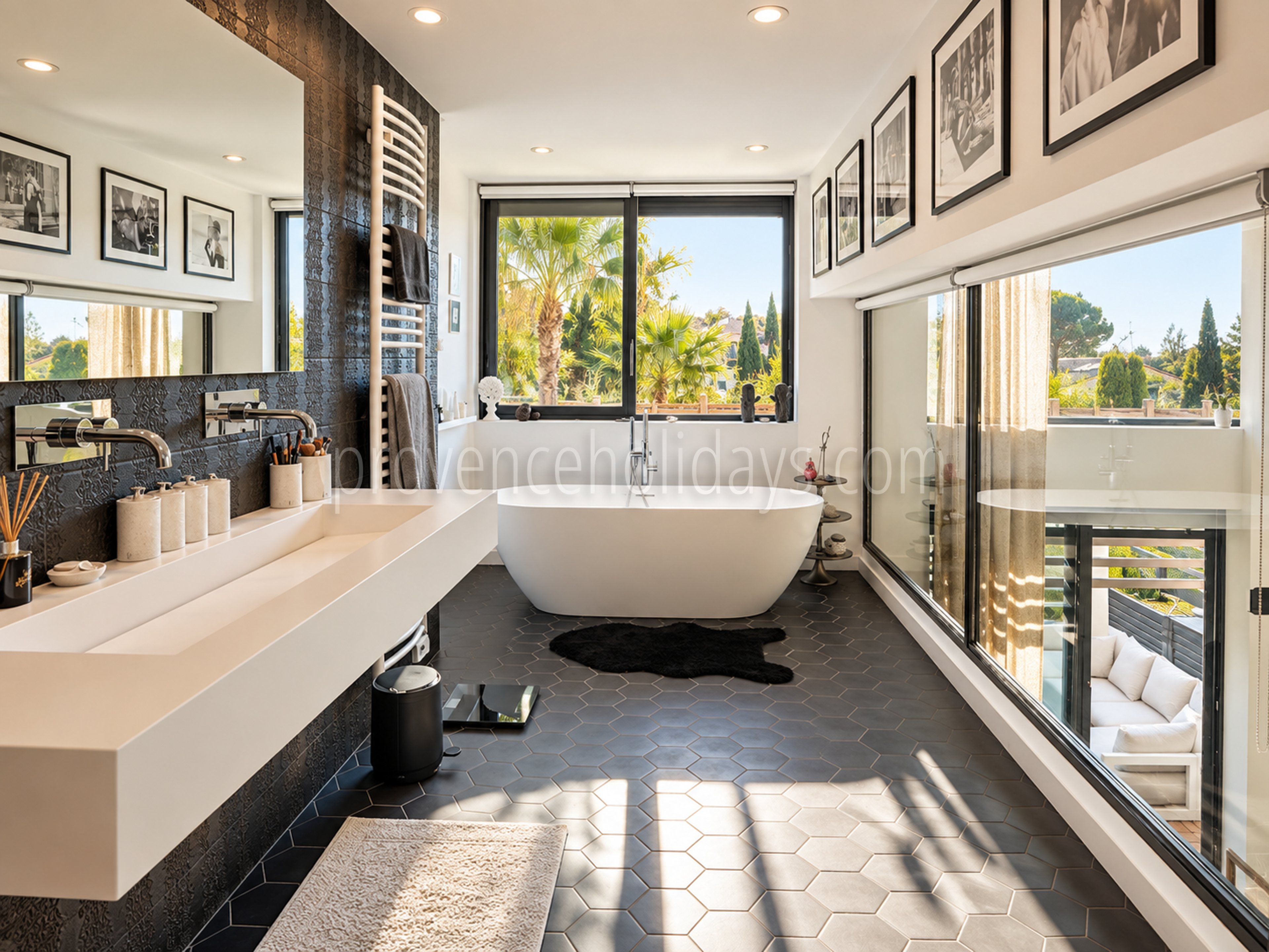 7 - A stunning loft within walking distance of the town centre: Villa: Bathroom